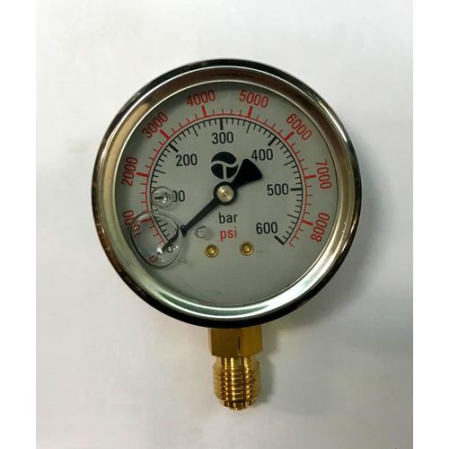 MANOMETER WITH GLYCERIN VERTICAL Φ63